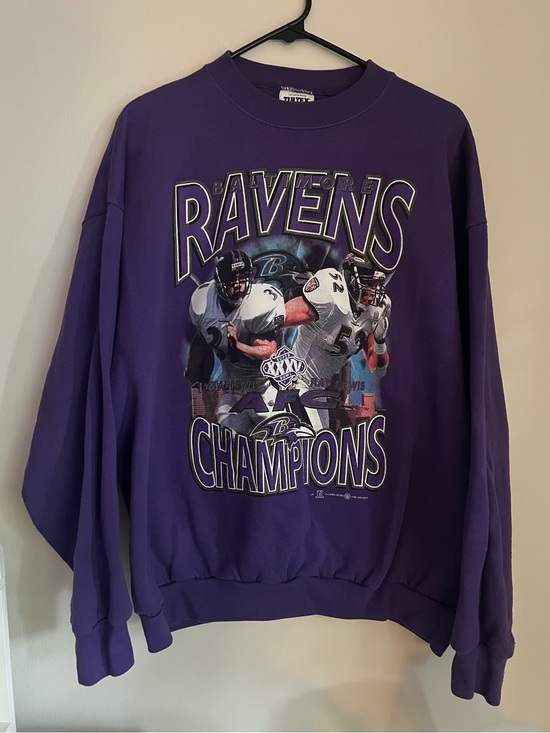 Tultex Other - Vintage 2001 Baltimore Ravens Champions Crewneck Sweatshirt